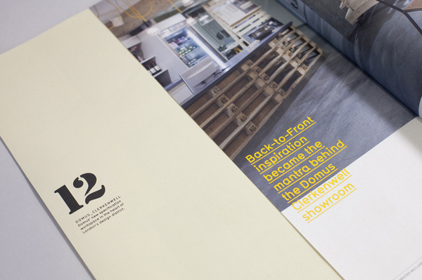 Domus Pinpoint Issue One by DesignStudio #print #editorial