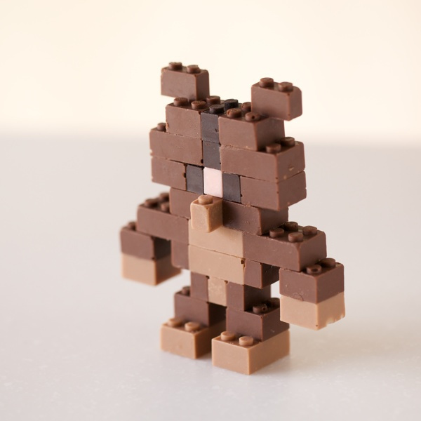 CHOCOLATE LEGO:ACGUY on Behance #chocolate #toys #lego