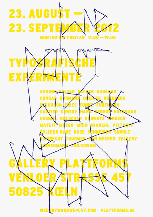 WDWWP Exhibition, Max Kuwertz #max #clever #kuwertz #typography