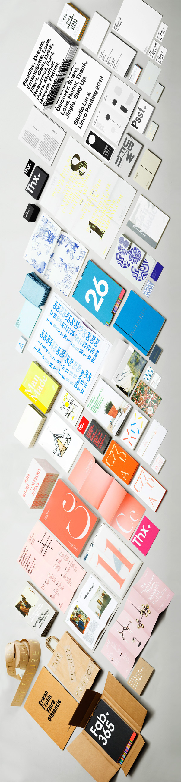 Studio Lin Color Strip on Behance #business #branding #id #card #print #stationery