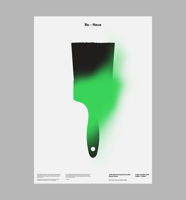 AIC: Re Neue Art & Design by D. Kim #paint #poster #brush