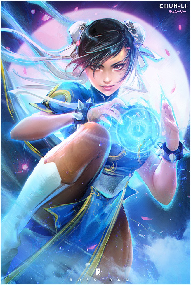 Chun-Li by rossdraws
