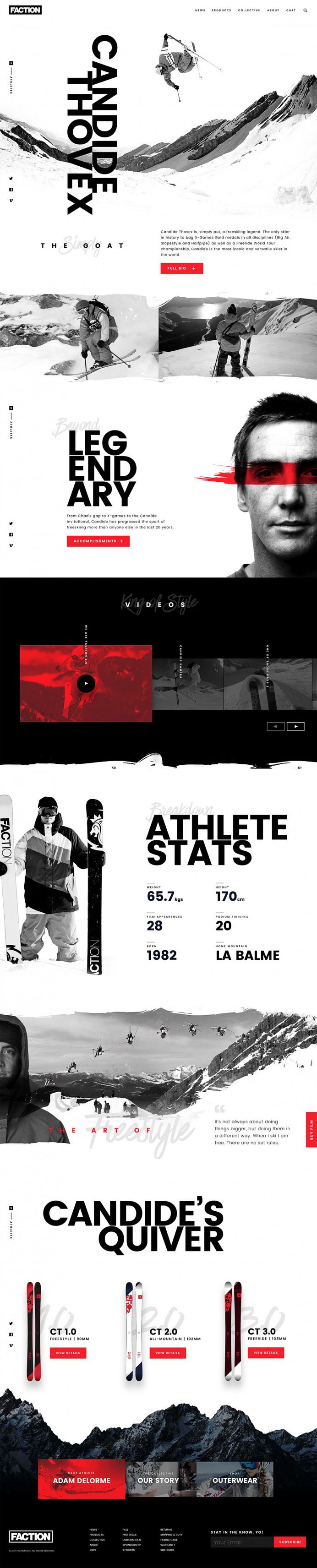 Faction Athlete Page by Ross Legacy