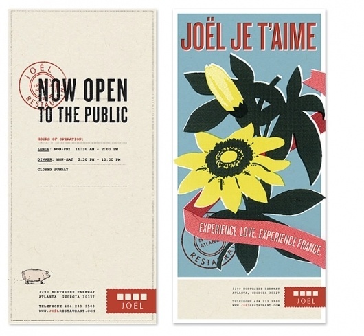 JOÃ‹L Restaurant : Alvin Diec #logo #identity #branding