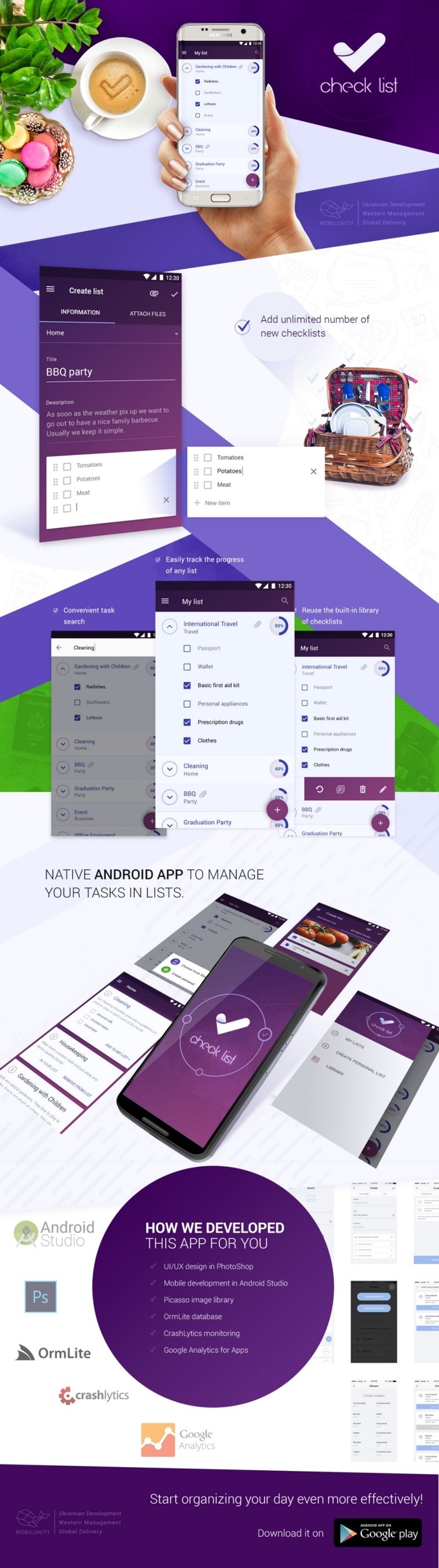 Make your day effective with free #taskmanager #checklist #app https://mobilunity.com/portfolio/checklist-android-app-development/