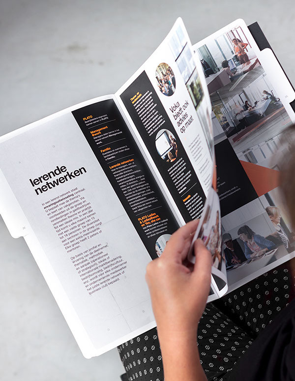 Voka on Behance #folder layout