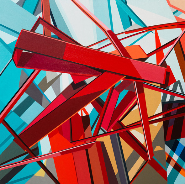 Tommy Fitzpatrick | PICDIT #geometry #color #paint #painting #art #artist