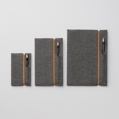 Selvedge Chambray Notebook Cover. #penholder