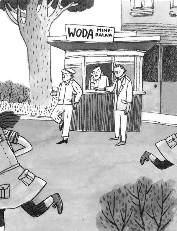 polska ilustracja dla dzieci #illustration #seller #water #street