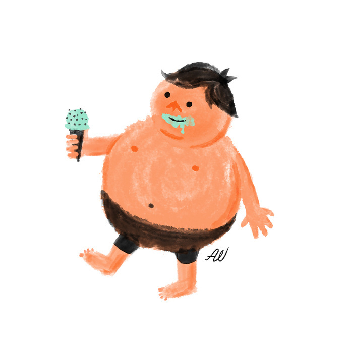 Hang in there. #human #illustration #character
