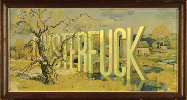 Wayne White : Word Paintings #lettering #white #contemporary #wayne #art #painting #typography