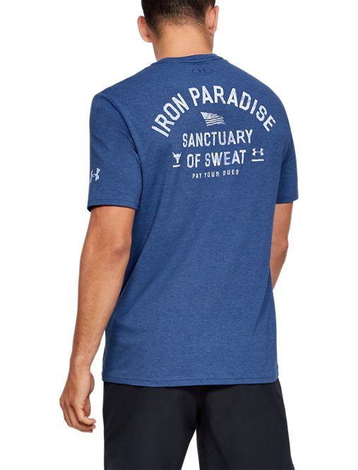Men's Project Rock Iron Paradise Short Sleeve | Under Armour US