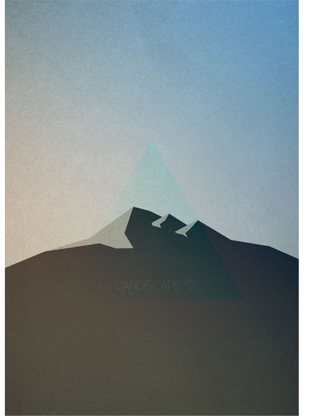Landscape #vector #landscape #illustration #poster #paper