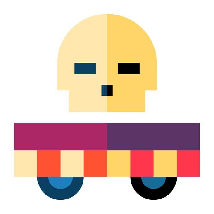 See more icon inspiration related to terror, parade of horrors, cultures, spooky, frightening, fright, horror, skull and halloween on Flaticon.