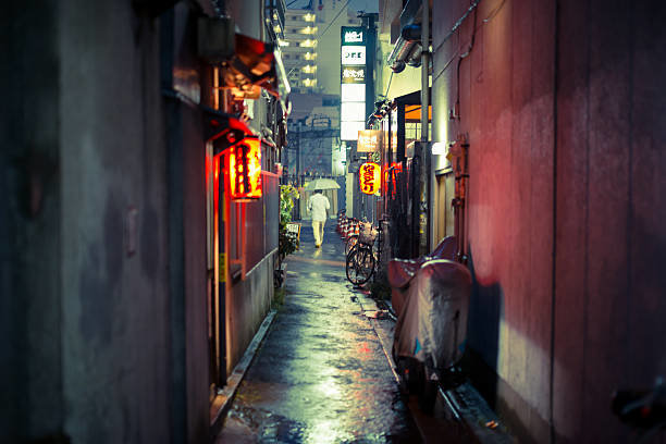 An alley in a local town of Tokyo