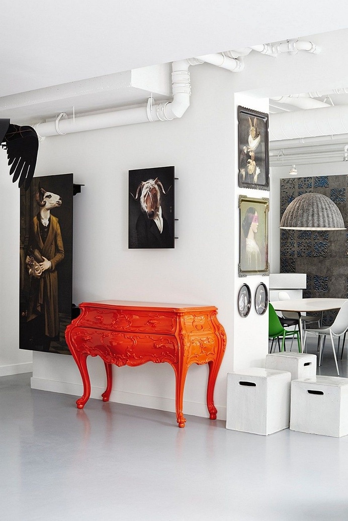 Raw Concrete Space Converted into an Impressive New Showroom 11