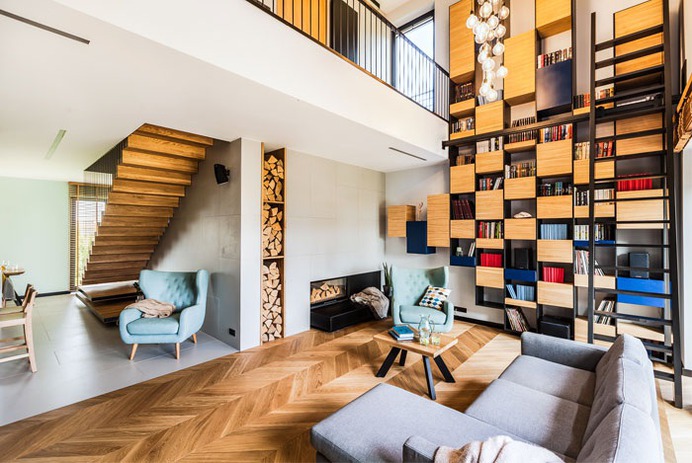 Family House in Poland Connects with the Outdoors - InteriorZine