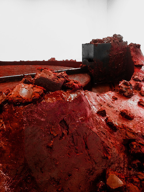 Anish Kapoor, My Red Homeland, 2003, Courtesy the artist and Lisson Gallery. #sculpture #red #my #homeland #kapoor #anish