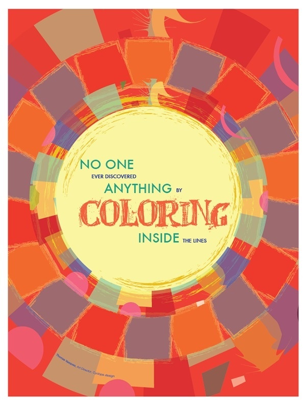Typographic quotes - 3 poster series on Behance #circle #shapes #poster #typography