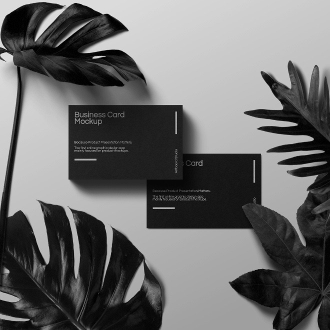 Business Card Mockup Scene #business card #branding #print #identity #design #mockup