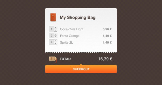Orange shopping settlement interface design Free Psd. See more inspiration related to Design, Shopping, Orange, Bag, Shopping bag, Psd, Material, Interface, Horizontal, Settlement, Interface design and Psd material on Freepik.