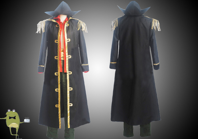 One Piece Blackbeard Marshall D Teach Cosplay Costume Coat #costume #blackbeard #piece #one