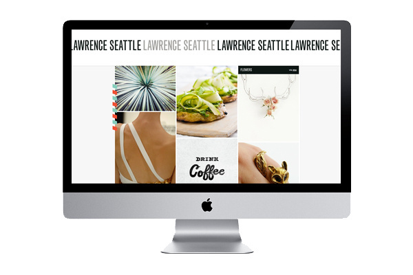 lawrence seattle #white #simple #back #blog #grey