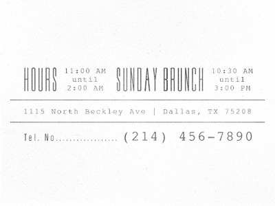 Brunch #branding #restaurant