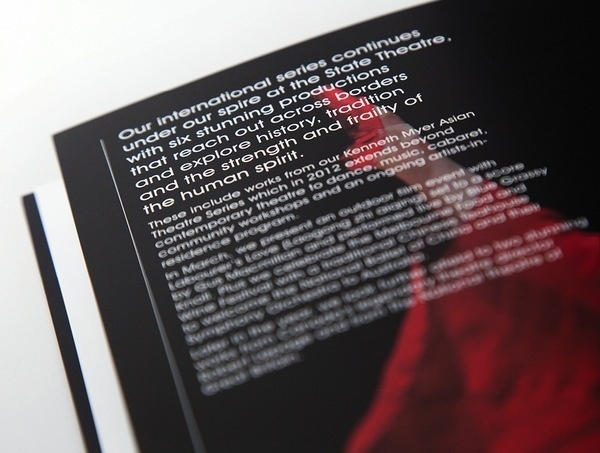 Arts Centre Melbourne #centre #branding #marque #arts #melbourne #performing #logo #brochure #typography