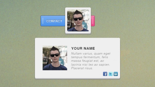 Social media info card with avatar Free Psd. See more inspiration related to Card, Social media, Avatar, Social, Info, Media, Psd and Horizontal on Freepik.
