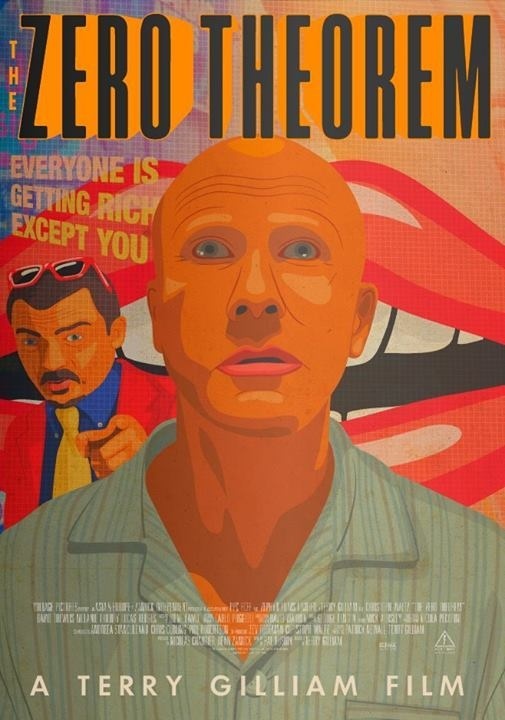 Poster for Zero Theorem by Bob Studio #theorem #zero #illustration #gilliam #terry #poster #film