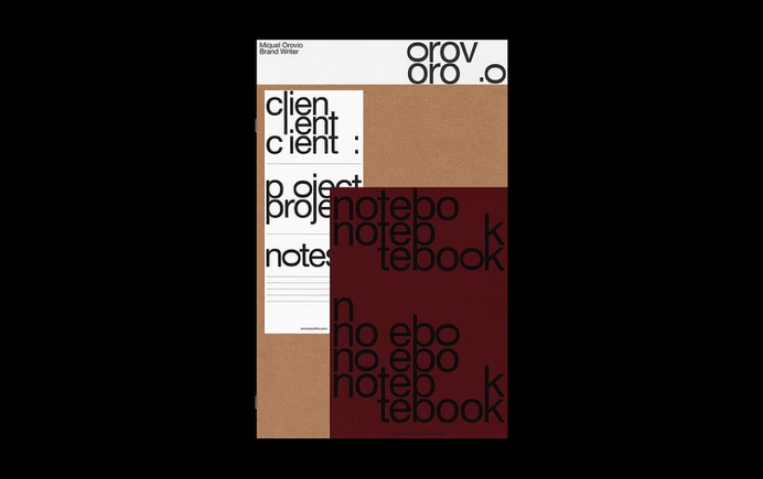 Visual Identity Miquel Orovio - Mindsparkle Mag Quatrième Étage designed the visual identity for Miquel Orovio, a Barcelona-based brand writer. Business cards, stationery supplies and identity system. #logo #packaging #identity #branding #design #color #photography #graphic #design #gallery #blog #project #mindsparkle #mag #beautiful #portfolio #designer
