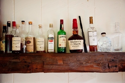 Dan Martensen and Shannan Click at Home - 9_21_09_DanShannan09547 #interior #rustic #photography #booze