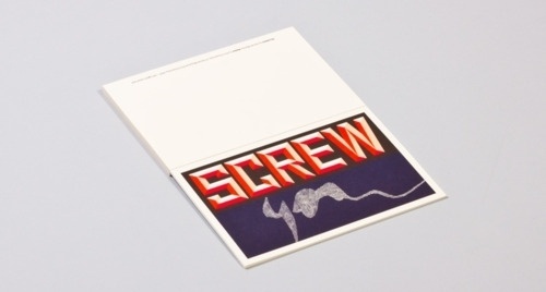 Typeverything.com Screw You viaÂ Sentimental... - Typeverything #typography