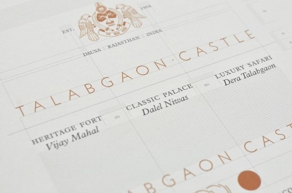 Talabgaon Castle Identity — Standing By Co. #type #identity #guidelines #branding