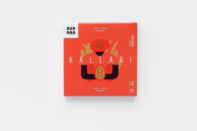 Packaging Design for Avanaa by Caserne "The typography layout follows an intuitive logic which allows the consumer to take notice of the o