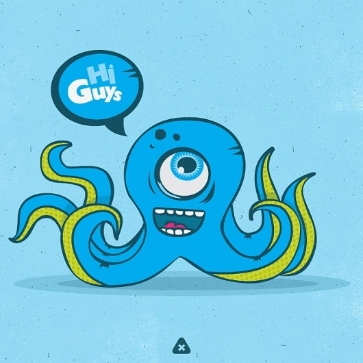 Flickr: Your Photostream #micahburger #illustration #funny #octopus