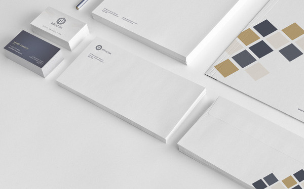 Helcim Group mattwahba #corporate #stationery #branding #clean