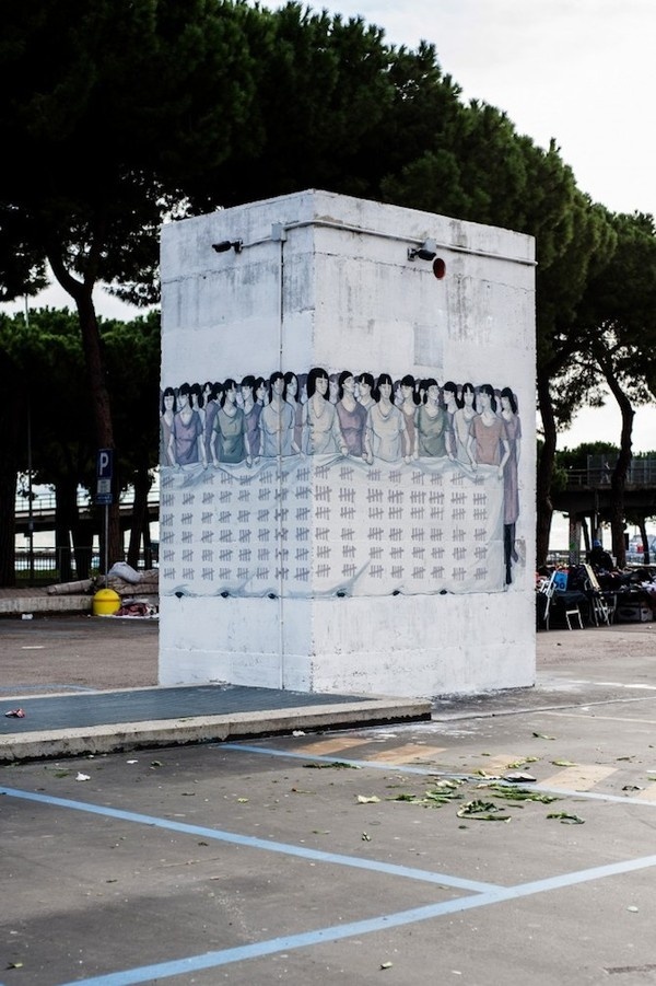 Elimination of Violence Against Woman Mural by Hyuro #woman #mural #of #elimination #b #violence #against