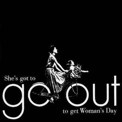 Calligram Designers: Woman's Day #womans #out #go #poster #day