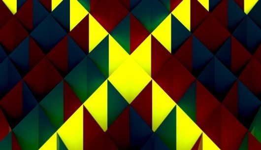 Tumblr #perspective #shaded #pattern #triangles