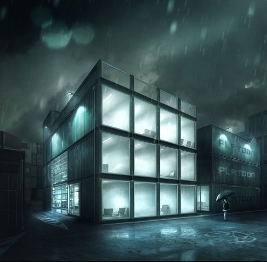 Photoshop Postwork Breakdown Video / The Shipyard #architecture
