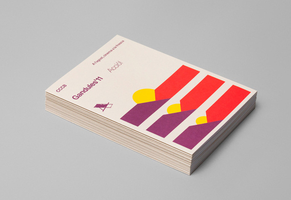 Gandules'11 by Heystudio.es #swiss #flyer #color #grid #poster #type #layout