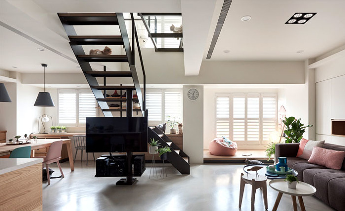 Nordic Elegance and Pastel Tonalities at Apartment by PartiDesign Studio - InteriorZine