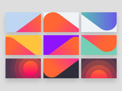 Musixmatch brand visual blocks patterns