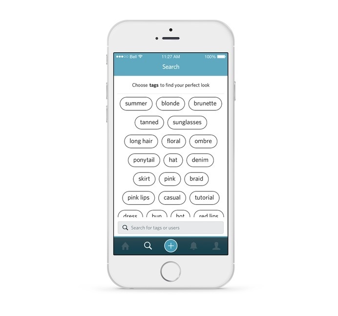 Pout Tag Search #ios8 #search #6 #ui #iphone #pout #mobile #tags