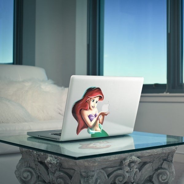 Little Mermaid Macbook Decal #tech #flow #gadget #gift #ideas #cool