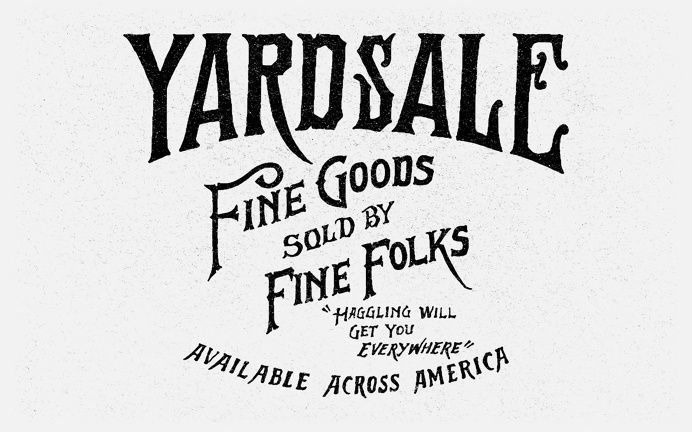 American, Colonial, Branding, Typography