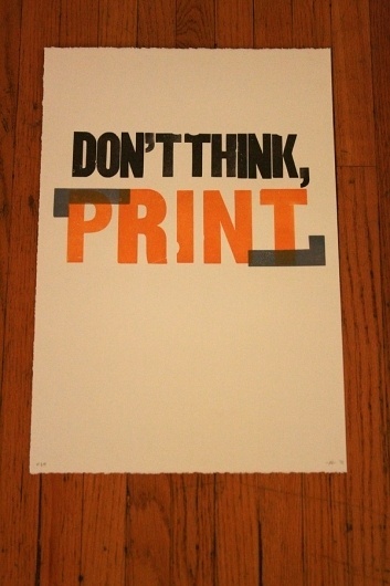 n.wise #print #letterpress #poster