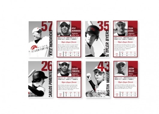natarcita #red #white #modern #cards #black #and #numbers #baseball #typography